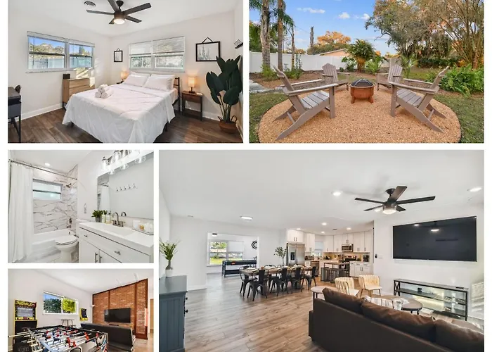 Plush Sheets, Games!, Huge Backyard, Massage Chair